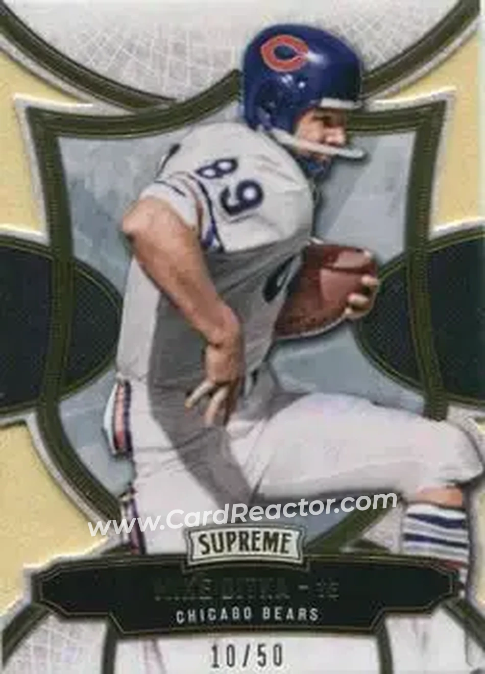 2015 Topps Supreme - Gold #66 - Mike Ditka - Chicago Bears - Front