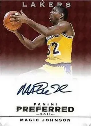 2011-12 Panini Preferred #70 - Magic Johnson - Los Angeles Lakers