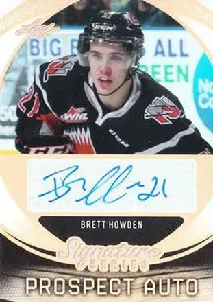2015 Leaf Signature Series #SP-BH1 - Brett Howden - Moose Jaw Warriors
