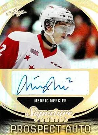 2015 Leaf Signature Series #SP-MM1 - Medric Mercier