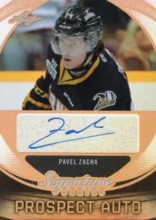2015 Leaf Signature Series #SP-PZ1 - Pavel Zacha