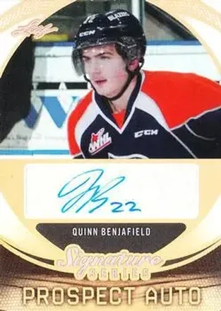 2015 Leaf Signature Series #SP-QB1 - Quinn Benjafield