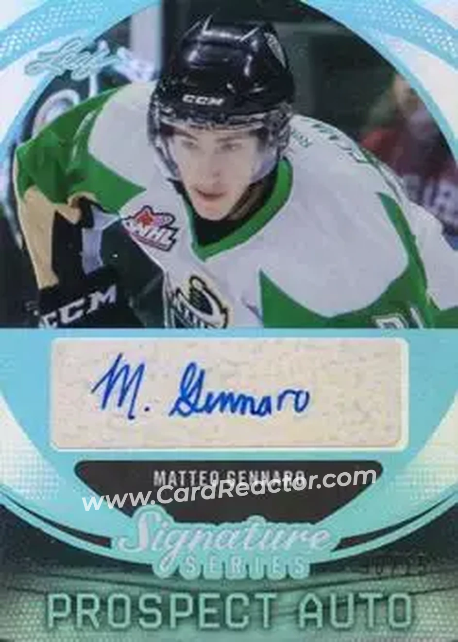 2015 Leaf Signature Series - Prospects Blue #SP-MG1 - Matteo Gennaro - Front 2015 Leaf Signature Series - Prospects Blue #SP-MG1 - Matteo Gennaro - Front