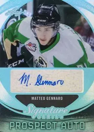 2015 Leaf Signature Series - Prospects Blue #SP-MG1 - Matteo Gennaro