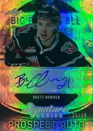 2015 Leaf Signature Series - Prospects Gray #SP-BH1 - Brett Howden - Moose Jaw Warriors