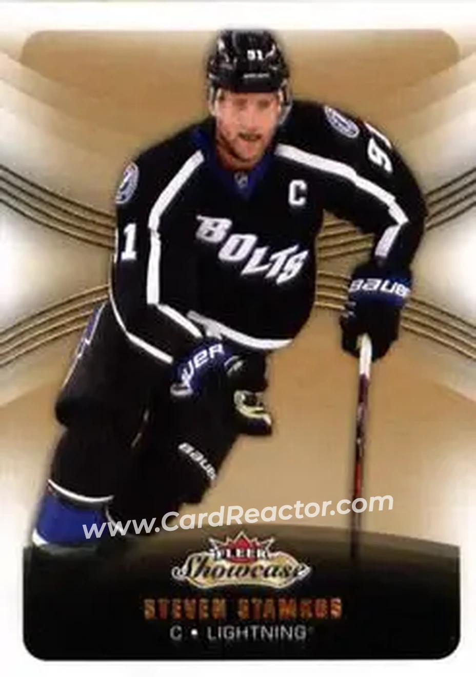 2015-16 Fleer Showcase #1 - Steven Stamkos - Tampa Bay Lightning - Front