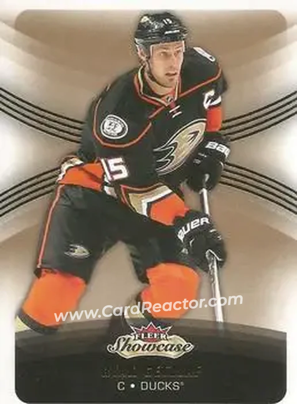 2015-16 Fleer Showcase #3 - Ryan Getzlaf - Anaheim Ducks - Front