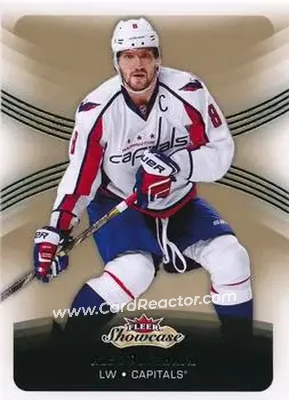2015-16 Fleer Showcase #5 - Alex Ovechkin - Washington Capitals - Front