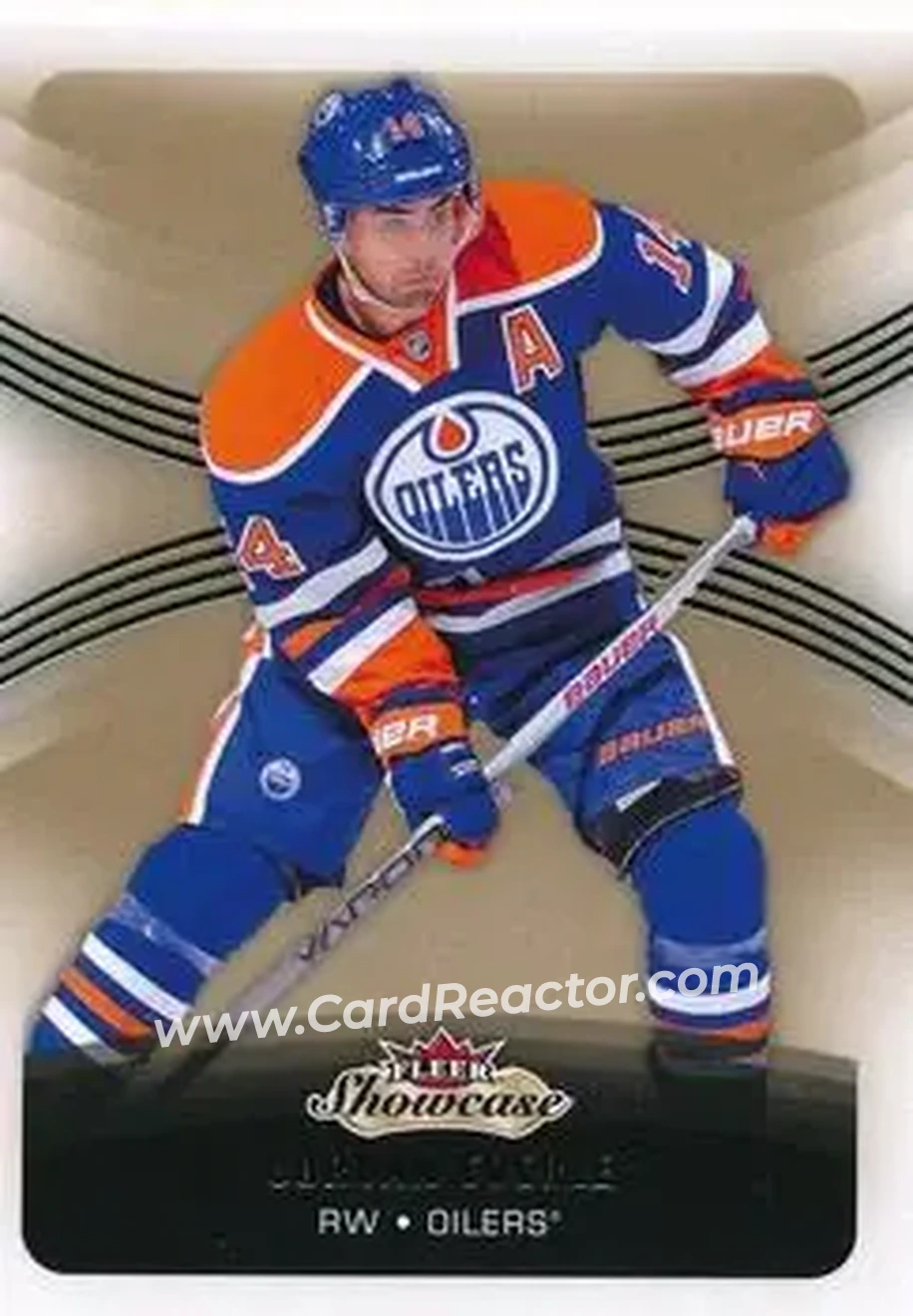 2015-16 Fleer Showcase #11 - Jordan Eberle - Edmonton Oilers - Front