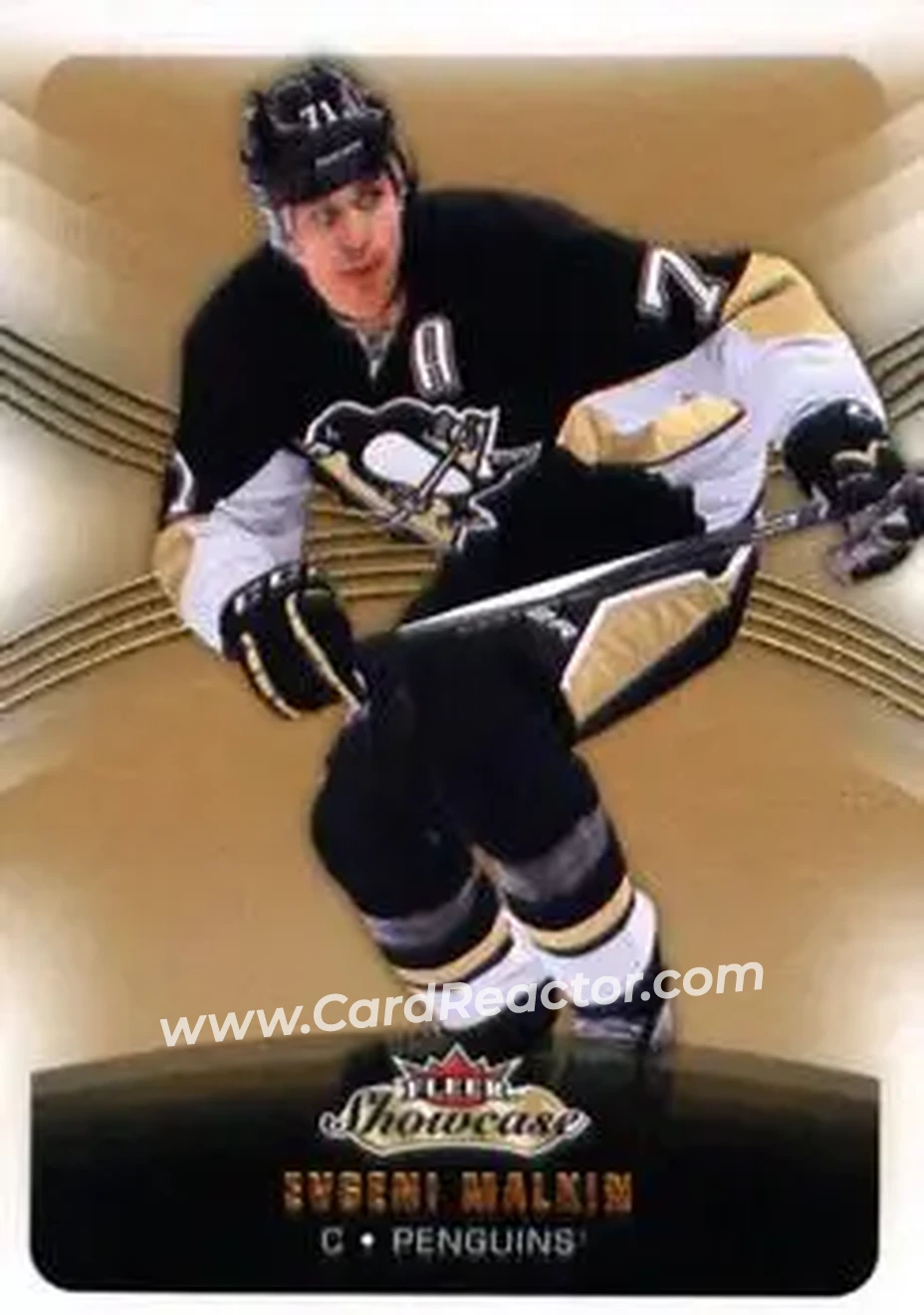 2015-16 Fleer Showcase #12 - Evgeni Malkin - Pittsburgh Penguins - Front