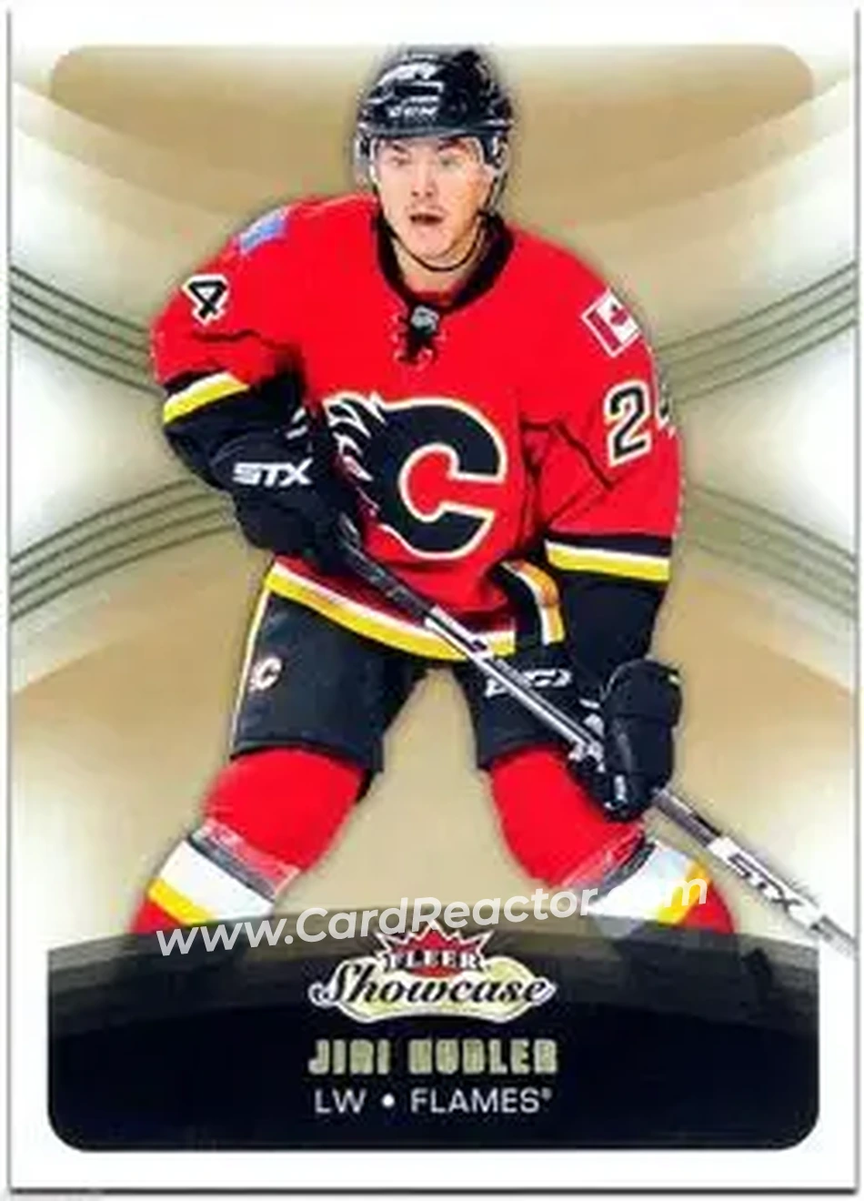 2015-16 Fleer Showcase #14 - Jiri Hudler - Calgary Flames