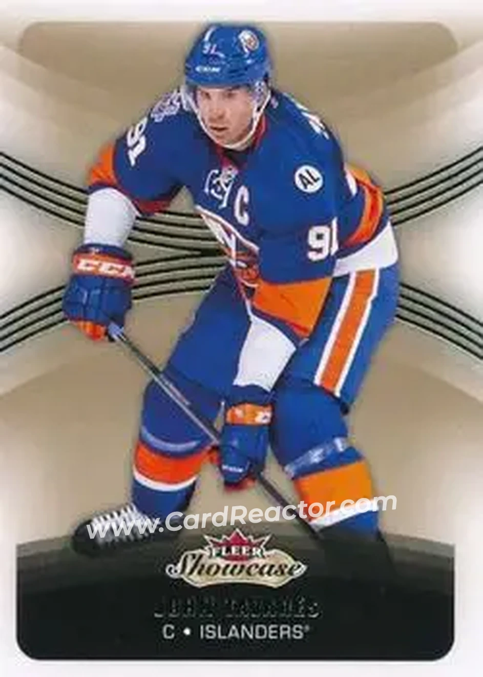 2015-16 Fleer Showcase #15 - John Tavares - New York Islanders - Front