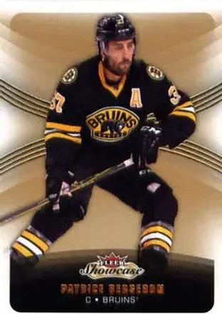 2015-16 Fleer Showcase #17 - Patrice Bergeron - Boston Bruins