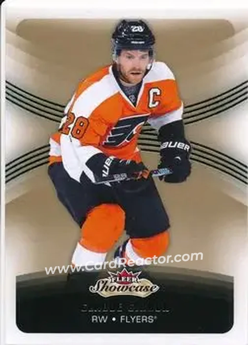 2015-16 Fleer Showcase #19 - Claude Giroux - Philadelphia Flyers - Front
