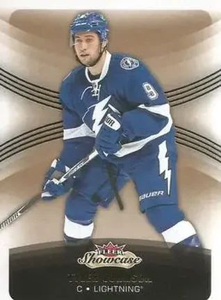 2015-16 Fleer Showcase #23 - Tyler Johnson - Tampa Bay Lightning