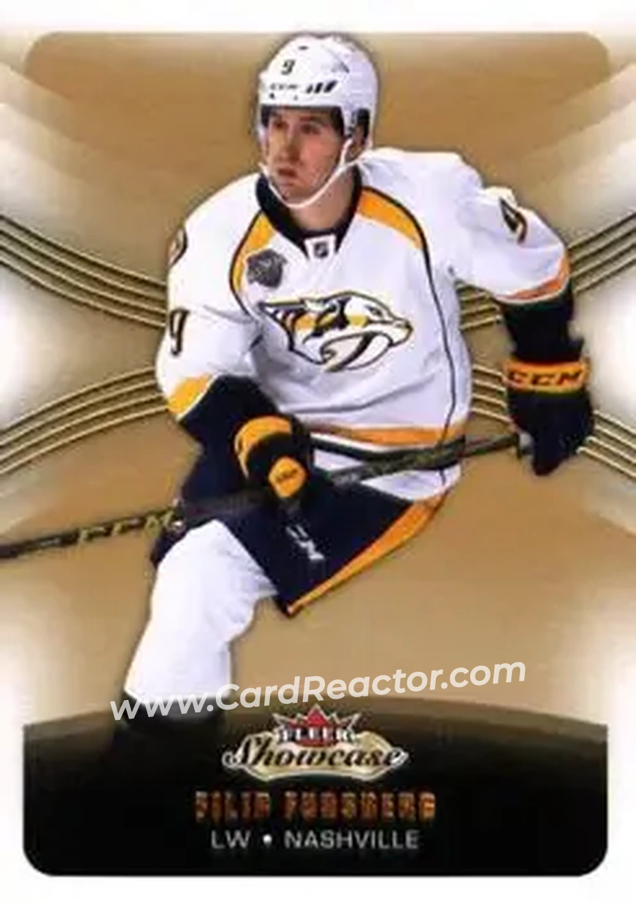 2015-16 Fleer Showcase #27 - Filip Forsberg - Nashville Predators - Front