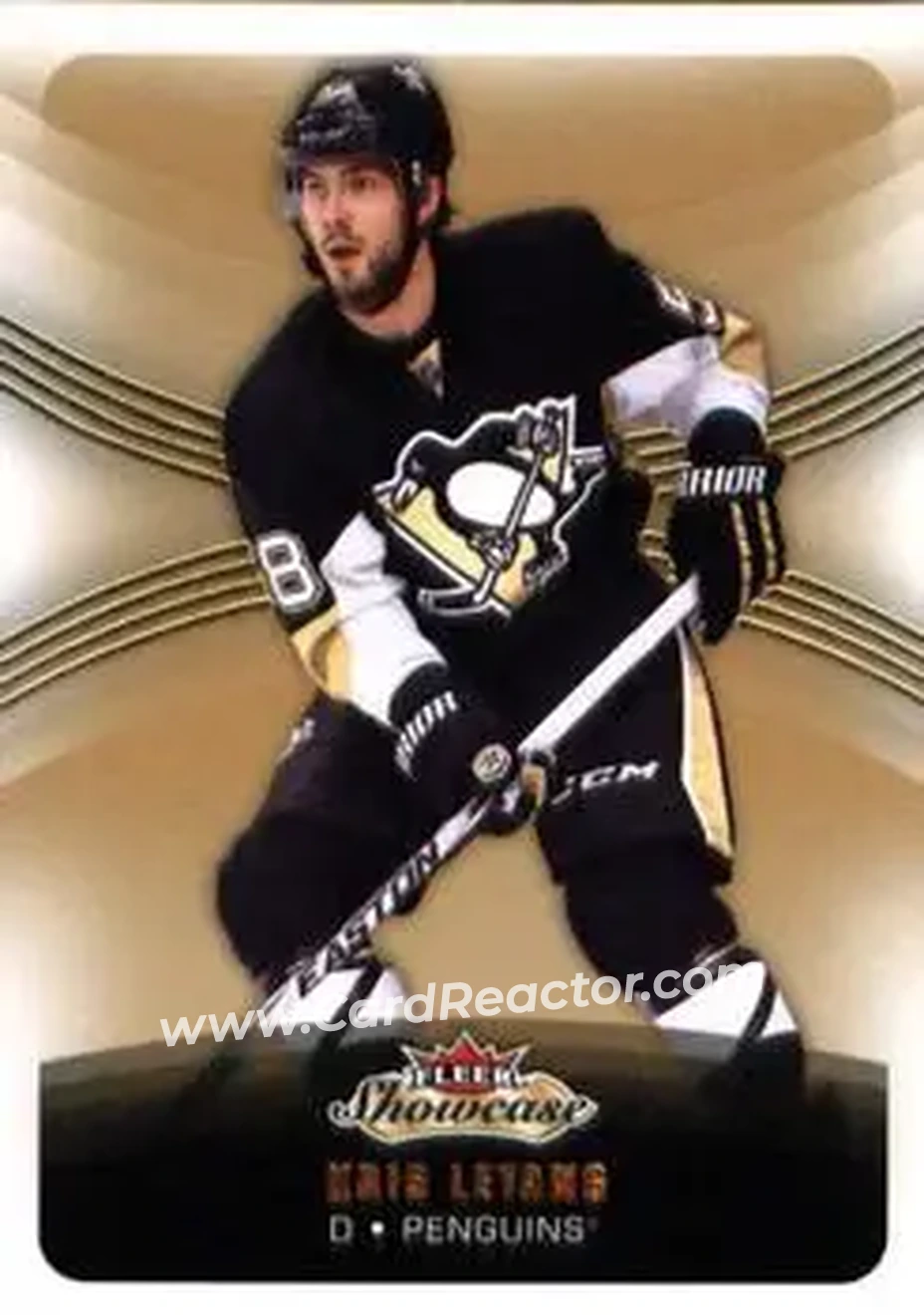 2015-16 Fleer Showcase #28 - Kris Letang - Pittsburgh Penguins - Front