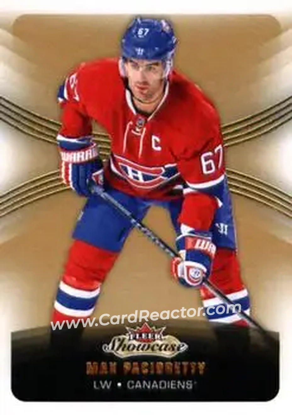 2015-16 Fleer Showcase #30 - Max Pacioretty - Montreal Canadiens - Front