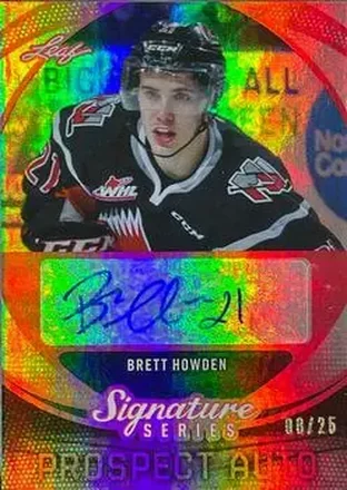 2015 Leaf Signature Series - Prospects Red #SP-BH1 - Brett Howden - Moose Jaw Warriors