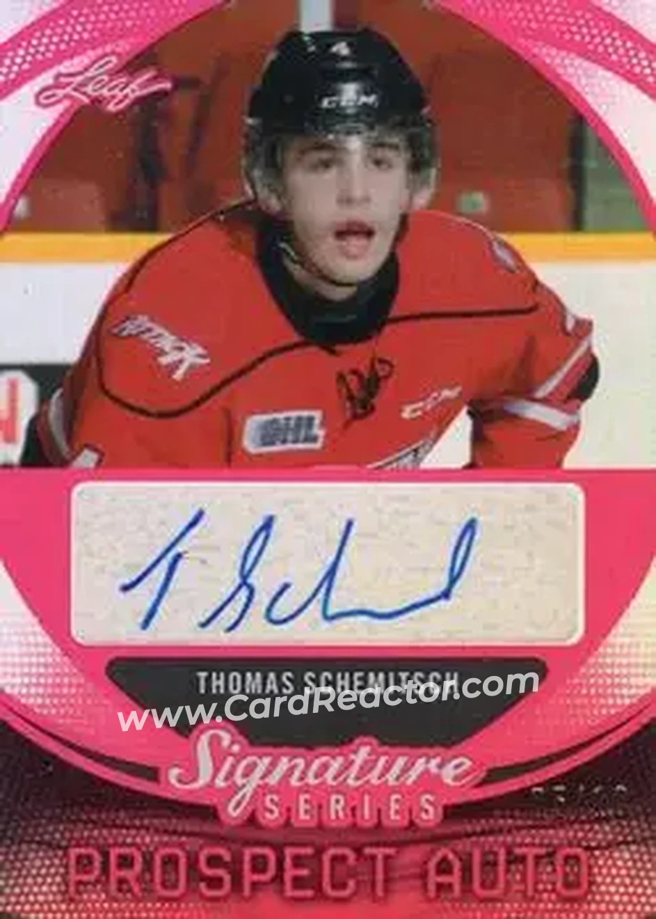 2015 Leaf Signature Series - Prospects Red #SP-TS1 - Thomas Schemitsch - Front