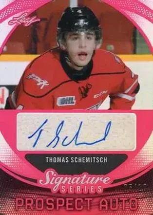 2015 Leaf Signature Series - Prospects Red #SP-TS1 - Thomas Schemitsch