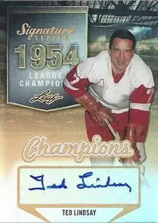 2015 Leaf Signature Series - Signature Champions - Bronze #SCH-TL1 - Ted Lindsay