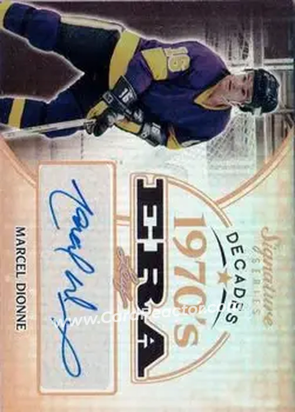 2015 Leaf Signature Series - Signature Decades - Bronze #SD-MD1 - Marcel Dionne - Los Angeles Kings - Front