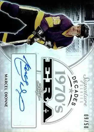 2015 Leaf Signature Series - Signature Decades - Gray #SD-MD1 - Marcel Dionne - Los Angeles Kings