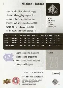 Back of Michael Jordan
