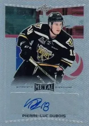 2015-16 Leaf Metal #BA-PD1 - Pierre-Luc Dubois - Cape Breton Screaming Eagles