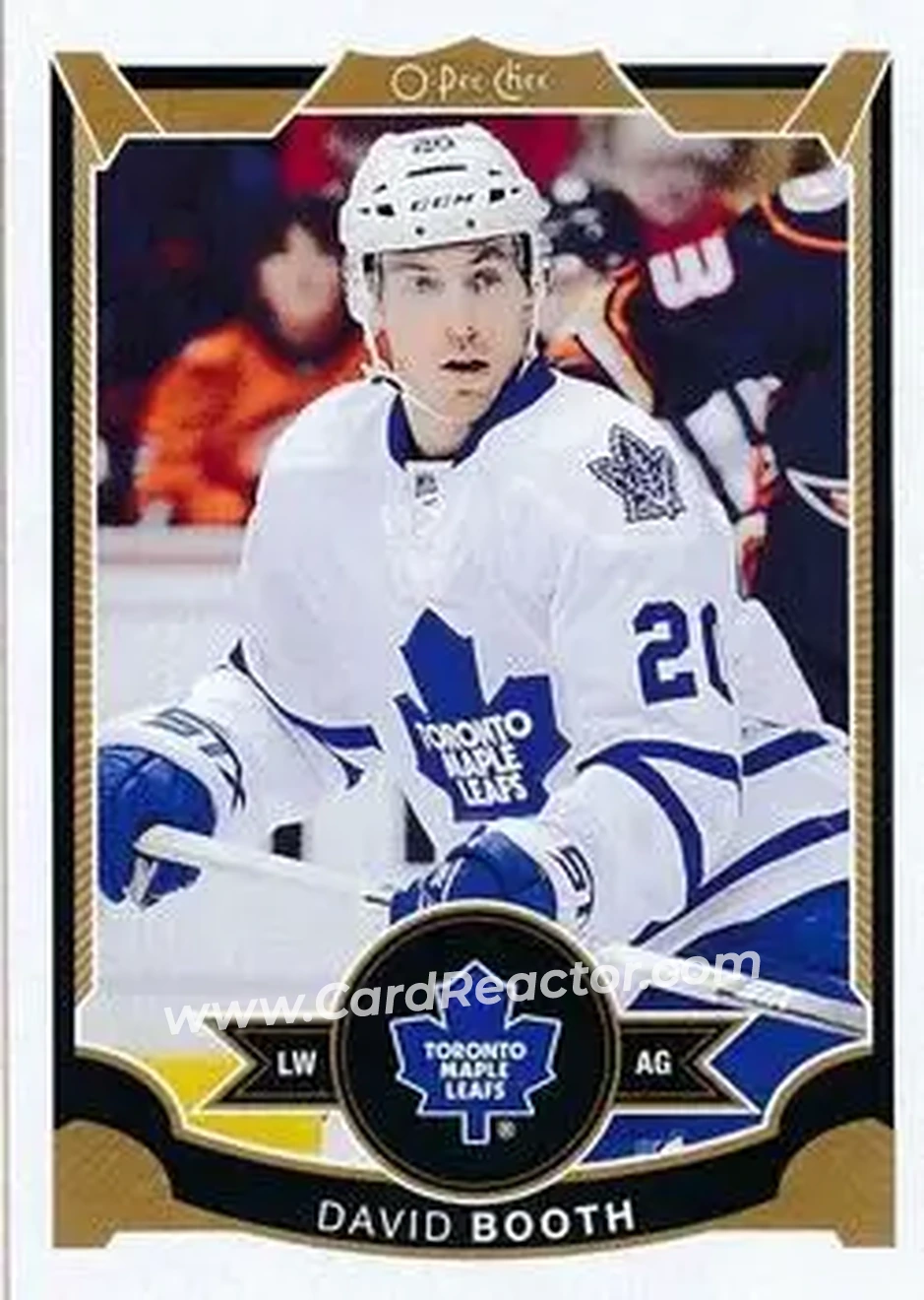 2015-16 O-Pee-Chee #6 - David Booth - Toronto Maple Leafs - Front