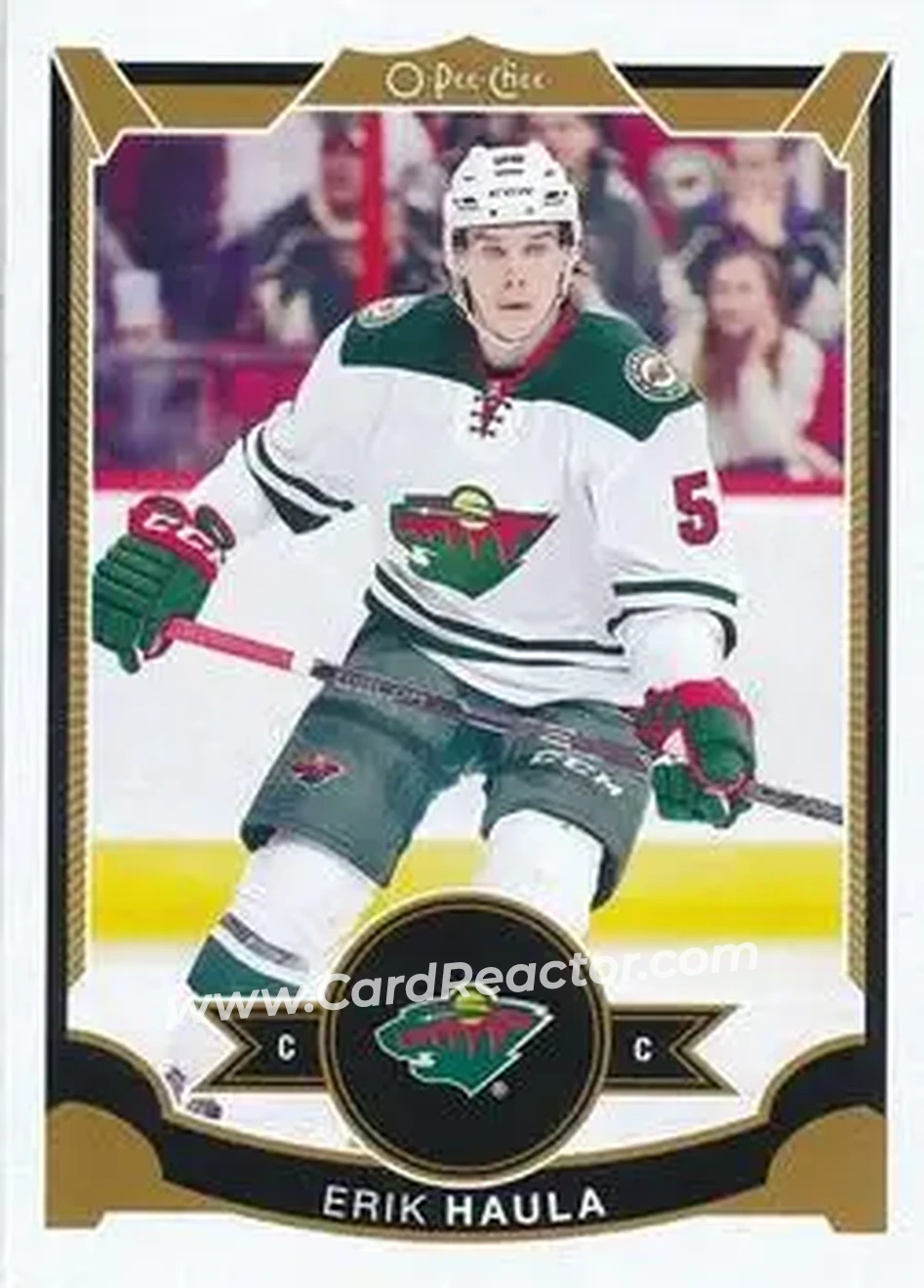2015-16 O-Pee-Chee #10 - Erik Haula - Minnesota Wild - Front