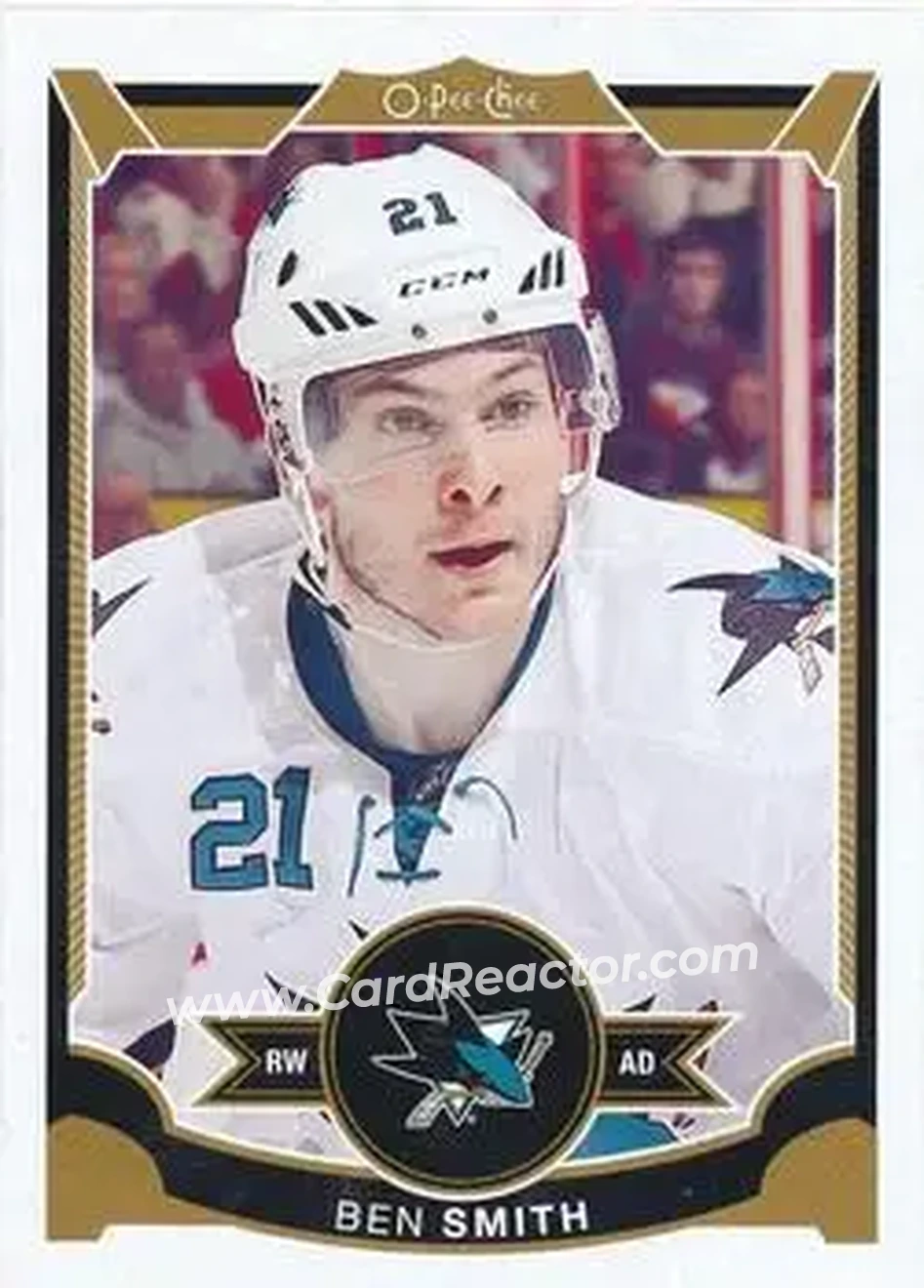 2015-16 O-Pee-Chee #11 - Ben Smith - San Jose Sharks - Front