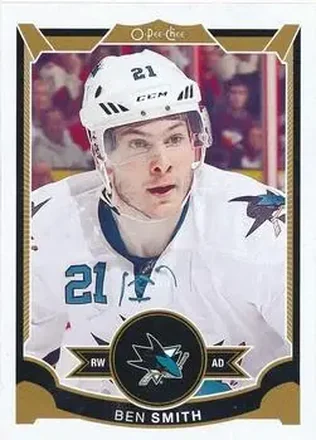 2015-16 O-Pee-Chee #11 - Ben Smith - San Jose Sharks