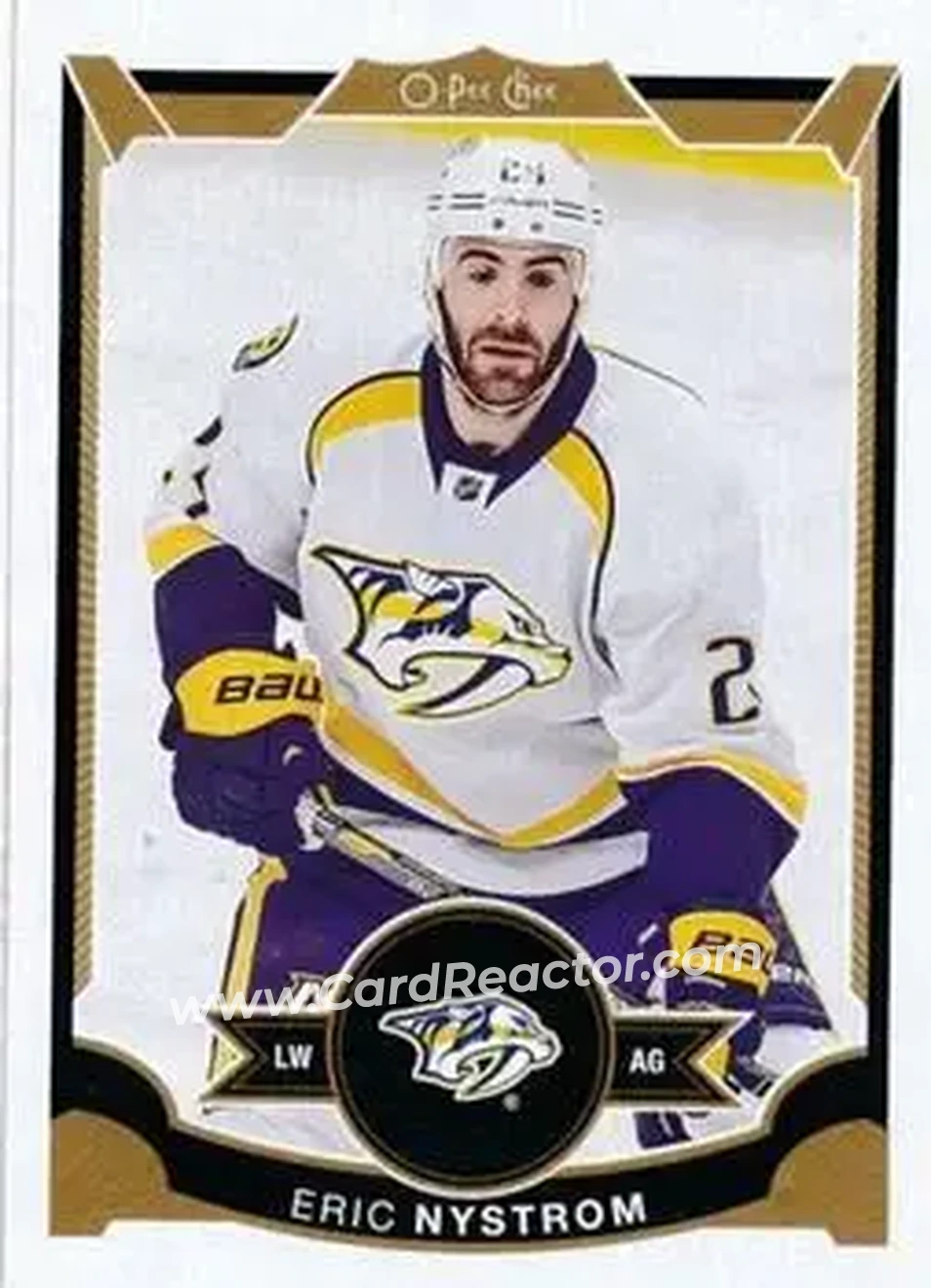 2015-16 O-Pee-Chee #14 - Eric Nystrom - Nashville Predators - Front