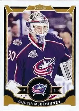 2015-16 O-Pee-Chee #16 - Curtis McElhinney - Columbus Blue Jackets