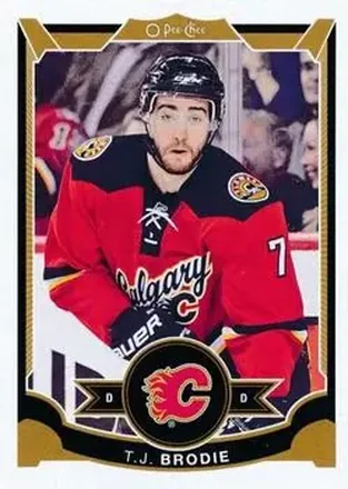 2015-16 O-Pee-Chee #20 - T.J. Brodie - Calgary Flames