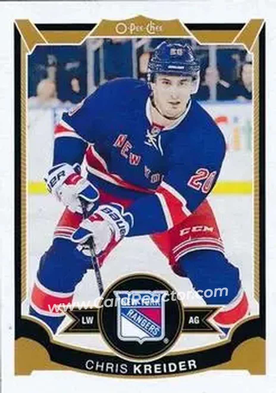 2015-16 O-Pee-Chee #27 - Chris Kreider - New York Rangers - Front