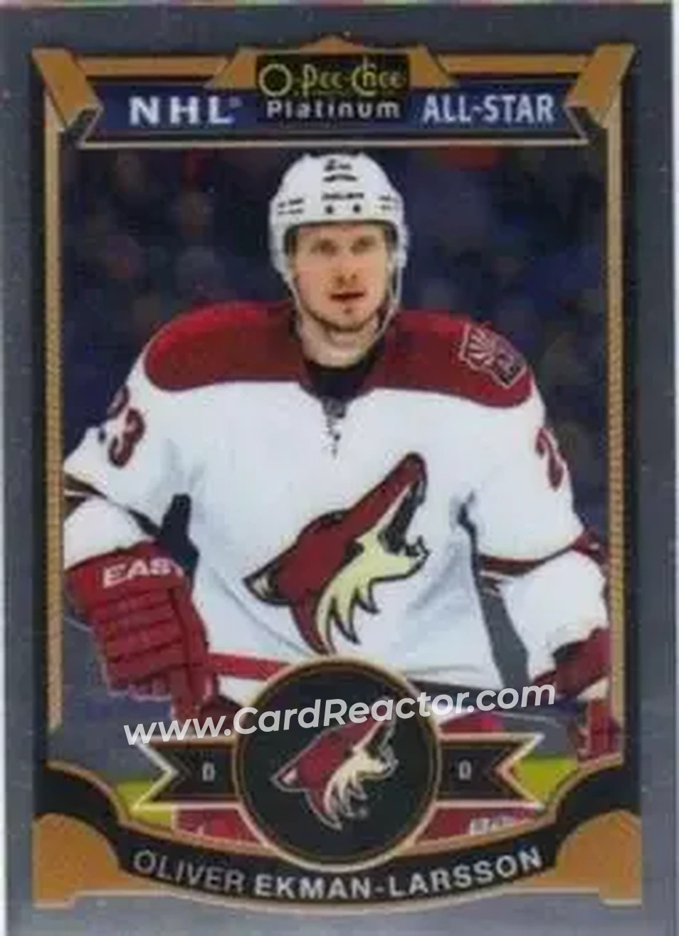2015-16 O-Pee-Chee Platinum #2 - Oliver Ekman-Larsson - Arizona Coyotes - Front