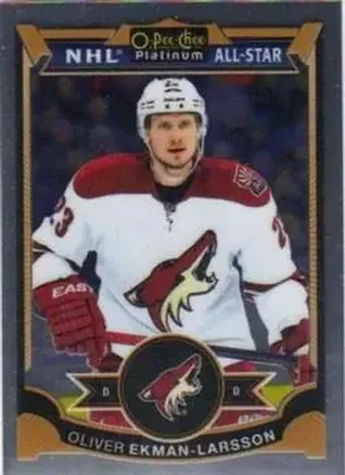 2015-16 O-Pee-Chee Platinum #2 - Oliver Ekman-Larsson - Arizona Coyotes
