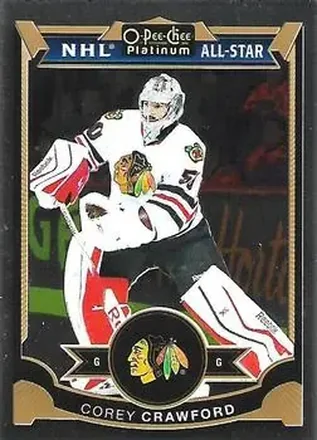 2015-16 O-Pee-Chee Platinum #3 - Corey Crawford - Chicago Blackhawks