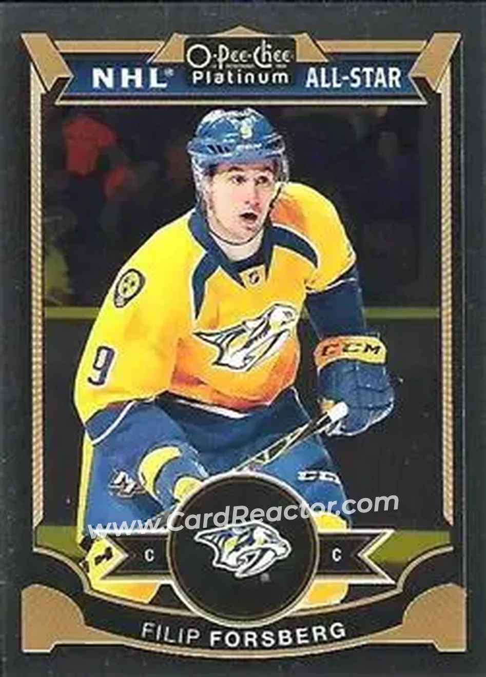 2015-16 O-Pee-Chee Platinum #7 - Filip Forsberg - Nashville Predators - Front