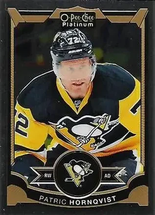 2015-16 O-Pee-Chee Platinum #9 - Patric Hornqvist - Pittsburgh Penguins
