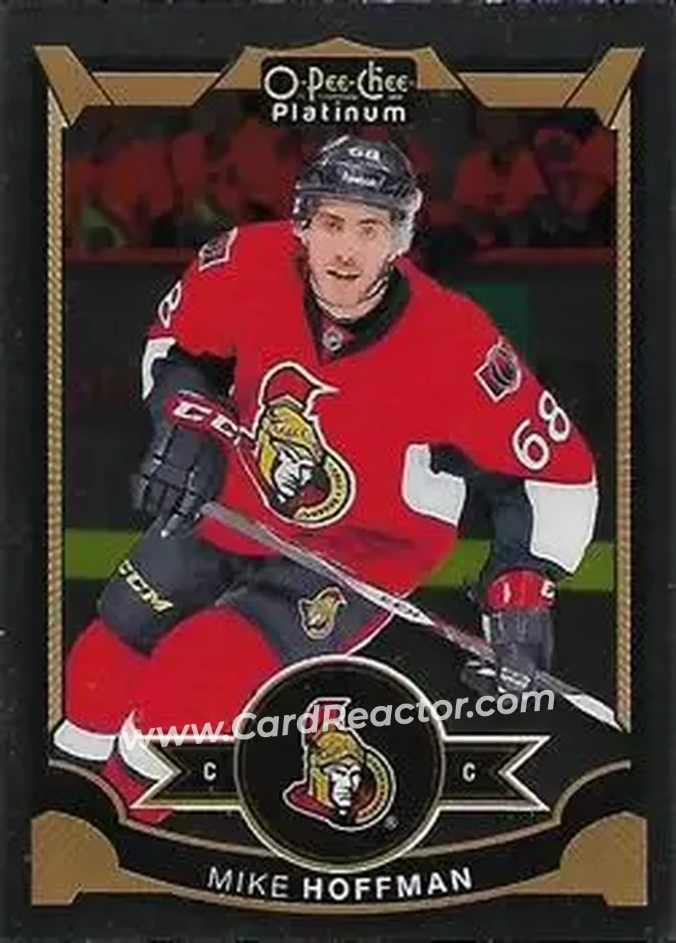 2015-16 O-Pee-Chee Platinum #12 - Mike Hoffman - Ottawa Senators - Front