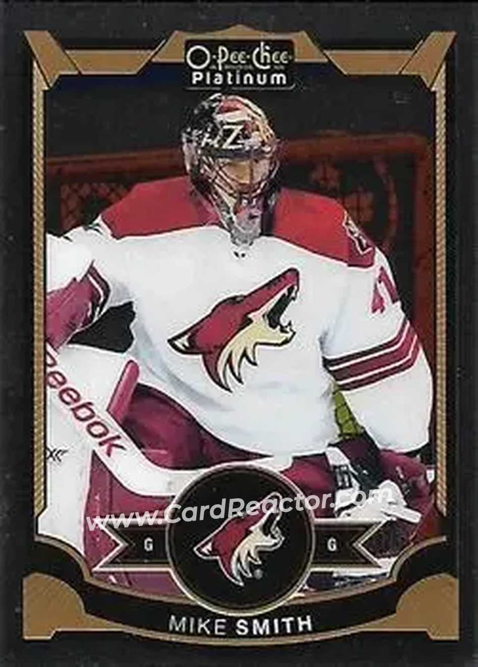 2015-16 O-Pee-Chee Platinum #13 - Mike Smith - Arizona Coyotes - Front