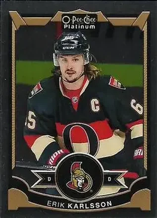 2015-16 O-Pee-Chee Platinum #15 - Erik Karlsson - Ottawa Senators