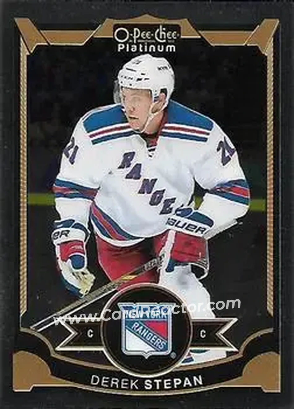 2015-16 O-Pee-Chee Platinum #16 - Derek Stepan - New York Rangers - Front