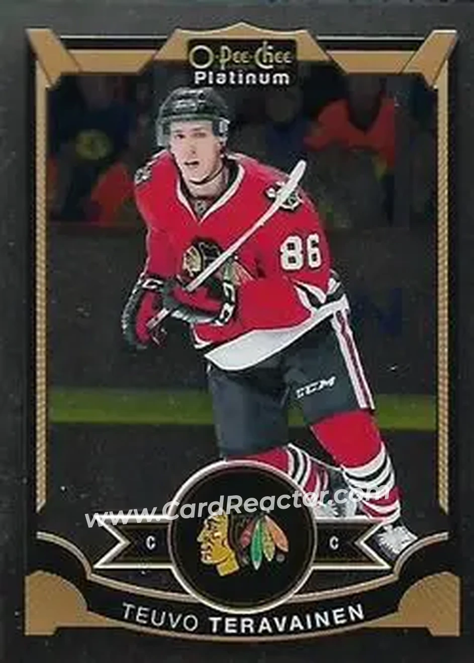 2015-16 O-Pee-Chee Platinum #17 - Teuvo Teravainen - Chicago Blackhawks - Front