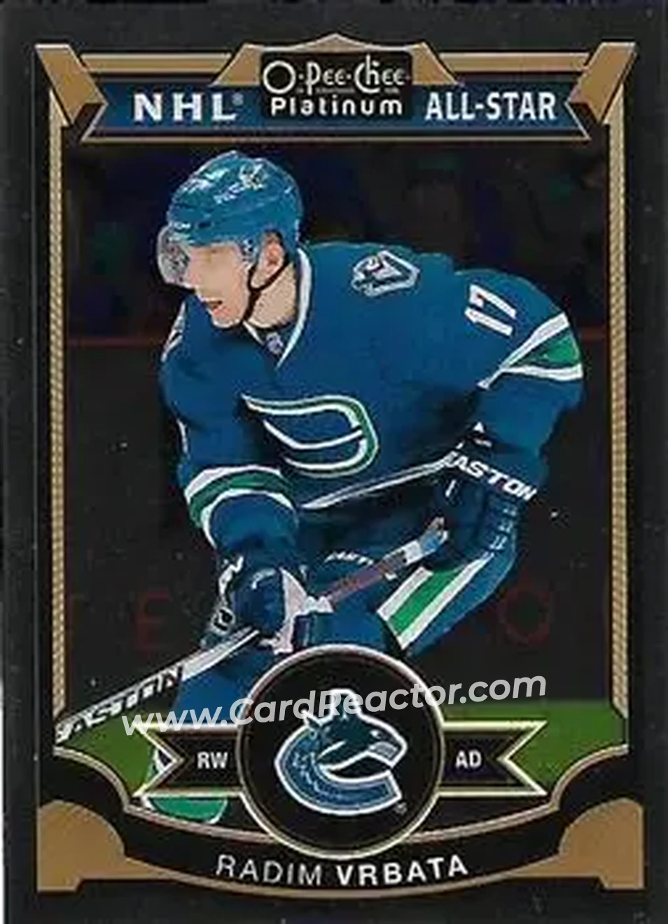 2015-16 O-Pee-Chee Platinum #18 - Radim Vrbata - Vancouver Canucks