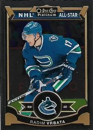 2015-16 O-Pee-Chee Platinum #18 - Radim Vrbata - Vancouver Canucks